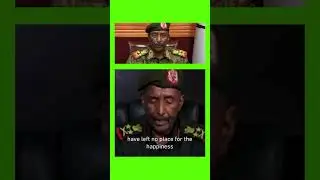SUDAN CRISIS: Gen. BURHAN&rsquo;s first Speech:Since the WAR. #viral #shorts #africa #sudan #news #youtube