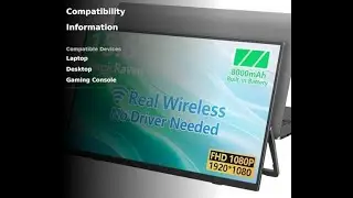 MAGICRAVEN Wireless Portable Monitor Review: 8000 mAh Battery & Wireless?