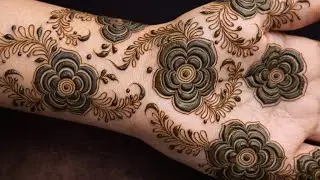 Bold roses Mehndi Design |New mehndi design |Simple Easy Mehndi Design |Mehndi designs