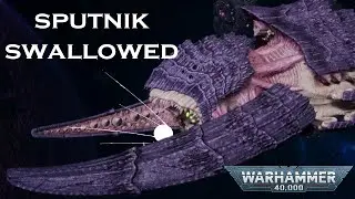 being SWALLOWED ALIVE by a TYRANID BIO SHIP