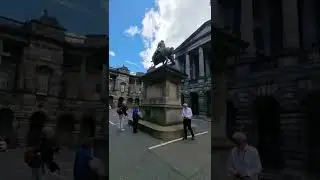 Parliament Square Edinburgh (excuse the loud piper)