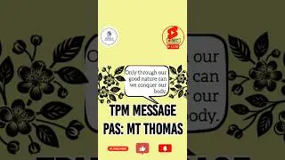 TPM Message Pas: MT Thomas #ytshorts #messageofpentecostal #tpmgospelmeeting