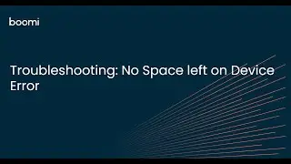 Troubleshooting: No Space Left on Device Error