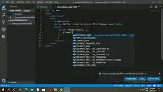 Change button color javascript