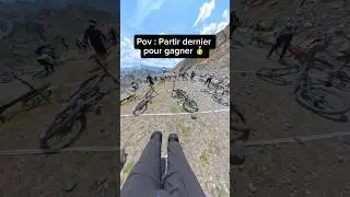 Je donne tout pour gagner en partant dernier 🥇🚵‍♂️