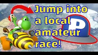Jump into a local amateur race! P-SWITCH - MARIO KART WORLD