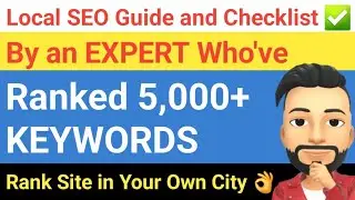 Expert Local SEO| Local SEO Checklist 2024 ✅ | Local SEO Optimization| SEO Optimizer