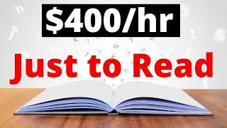 Make $400/HR to Just READ A BOOK | How to Make Money Online