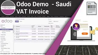 Odoo Demo - Saudi VAT Invoice  | Apagen Solutions Pvt. Ltd. (Odoo Service Provider)