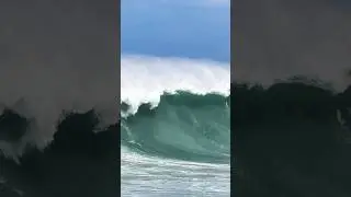 Massive waves from this years Eddie! 😳 North Shore, Oahu, Hawaii.