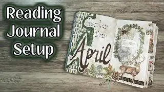 🪼 April 2025 Reading Journal Setup - Forest Theme 🌲🐿