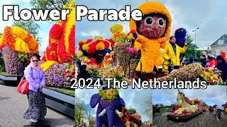 Flower Parade Keukenhof 2024||Bloemencorso Netherlands #2024 #youtuber #travel