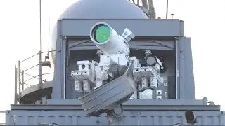 US Navy Laser Weapon System LaWS Live Firing Onboard USS Ponce AFSBI 15 Office Of Naval Research