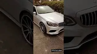 2016 mercedes benz e550 on 22 inch rohana rc10 stretch tires #22inchrims #w212 #e550 #rohanarc10