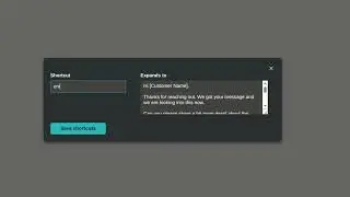How to quickly add a shortcut in Web Text Expander