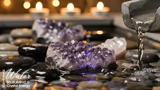 Healing Water & Crystal Energy | Deep Sleep & Calm Mind