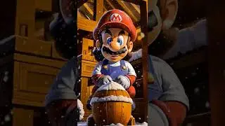 Super Mario's Snow Adventure: A Thumbs-Up Journey #SnowMario #supermario #winteradventure