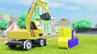 Construction Truck Can we turn a deep hole into a fish tank in just 1 hour ? | Truck Hi