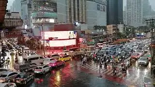 Bangkok, Thailand. Bangkok rush hour.