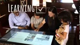 Giant touchscreen furniture will play games, apps and control smart devices in your home