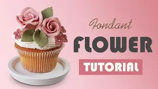 گل رز فوندانتی یا گل شکری | Fondant flower | Sugarella Sweets