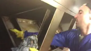Three hours of Scraping at a Duct Cleaning Rosalie Brisbane Job