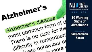 10 Warning Signs of Alzheimer's