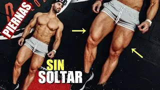 RUTINA DE PIERNAS SIN SOLTAR LAS MANCUERNAS | Gymtopz
