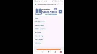How to Download & Print Notes (For Mobile Users)
