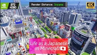 I walked around Japan in Minecraft | Sayama City v0.3 by @tiisara