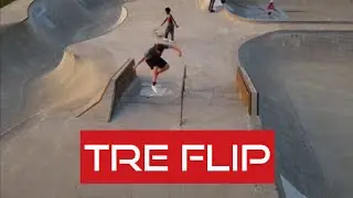 How to Tre Flip out of a ramp