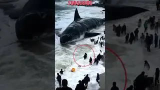 Megalodon shark washed up on the beach #shark #amazing #megalodon