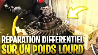 Réparation différentiel - pont arrière sur un poids lourd
