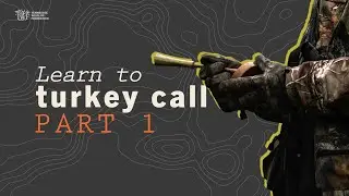 Learn to CALL TURKEYS with a slate call!