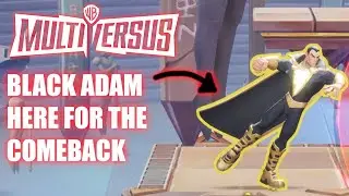 BLACK ADAM making a CRAZY COMEBACK in MULTIVERSUS! #shorts #multiversus