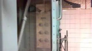 Cranking the windshield wiper on IRT World's Fair R33 Single Unit 9306