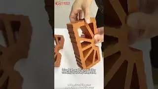 Sun Flower Design Decorative Material Terracotta Air Brick Facade Breeze Block for Sale