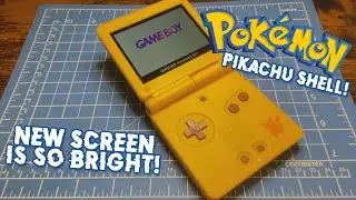 Upgrade! - Backlit Screen and Shell Replacement: Custom Gameboy Advance SP