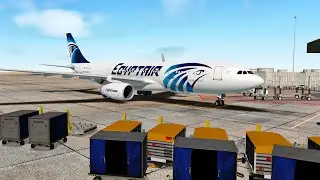 Cairo To Riyad international Airport | Egypt Air | Airbus A330-200 | RFS-Real Flight simulator