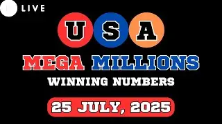 Mega Millions Lottery Drawing for Jul 25, 2025 - Live Winning Numbers & Results