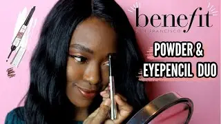Testing Benefit Cosmetics Brow Styler Eyepencil & Powder duo+ Eyeliner Stamp Pen ! REVIEW