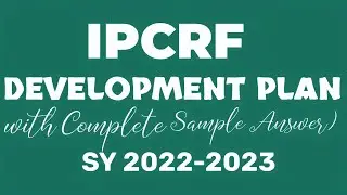 IPCRF 2023 PART 4 ANSWER |For FREE with complete sample answer