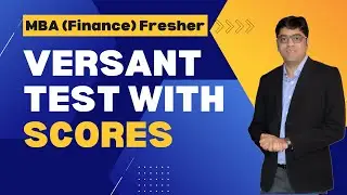 Versant Test with Scores | MBA Finance | CAMPREP