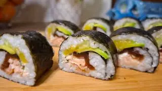 Prosty sposób na domowe SUSHI 👌 Jak przygotować SUSHI w domu bez maty?