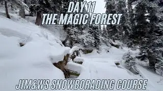 Gulmarg &ndash; Day 11 | Slalom Practice, Magic Forest & A Quiet Escape | JIM&WS Snowboarding course  Vlog