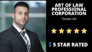 Art of Law Professional Corporation Toronto Incredible 5 Star Review by J C