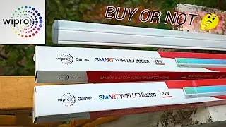 Wipro RGB Tube Light Setup & Review Color Changing Tube Light | 24W From Wipro full unboxing video 