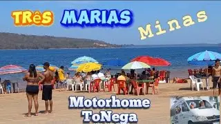 Incrível Praia de Água Doce, Três Marias em Minas Gerais, Motorhome ToNega #viagens#praias#destinos