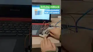 Arduino mBlock Potansiyometre ile RGB LED Kontrol #arduino #kodlama #mblock