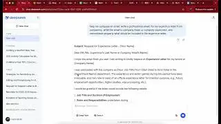 How To Write a Professional Email With DeepSeek | deepseek ai | English | Write Better Work Emails
